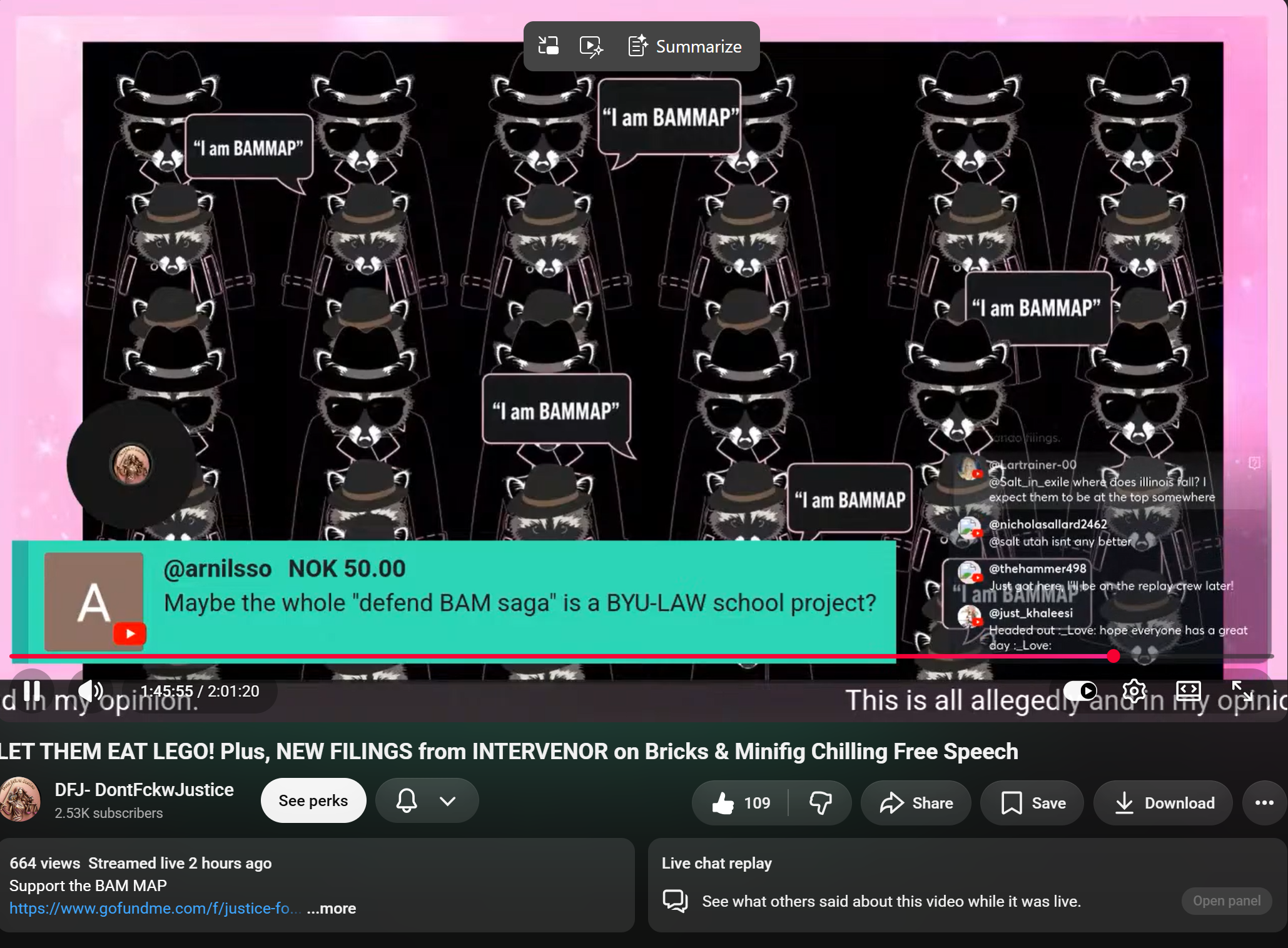 Broadcast analysis by DontFckwJustice examining the Bad Ass Mimes network and Legally Mime declarations